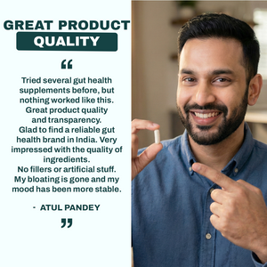 MindFlora Acid-Resistant Probiotics – 35 Billion CFU Multi-Strain formula for bloating relief, gut health & stress support