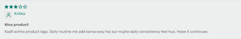 Customer Review