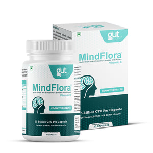 MindFlora Acid-Resistant Probiotics – 35 Billion CFU Multi-Strain formula for bloating relief, gut health & stress support